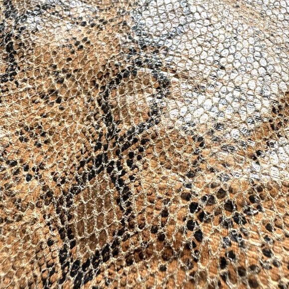 Y2K Faux Snakeskin Rhinestone Appliqué Tote Bag – 2000s Western McBling Mallcore - Picture 9 of 12